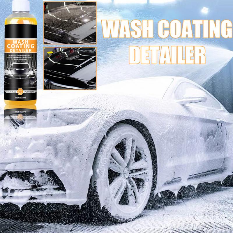Autowäsche Schnelltrocknend Autowaschbeschichtung Detailer 100ml Mehrzweck-Wisch Schnell-Detailer Sicher für Detailer Sichere Autowerkzeuge