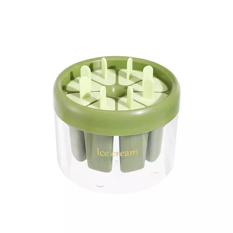 

Food-grade Household Ice Lolly Mould with Lid зелений