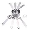 Piece 4 Modern Set Of Stylish Stainless Steel Measuring Cups And Spoons For Enthusiasts Baking