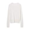 Xiangying Cloud Bobo Half-Mock Neck Long Sleeve Sweater