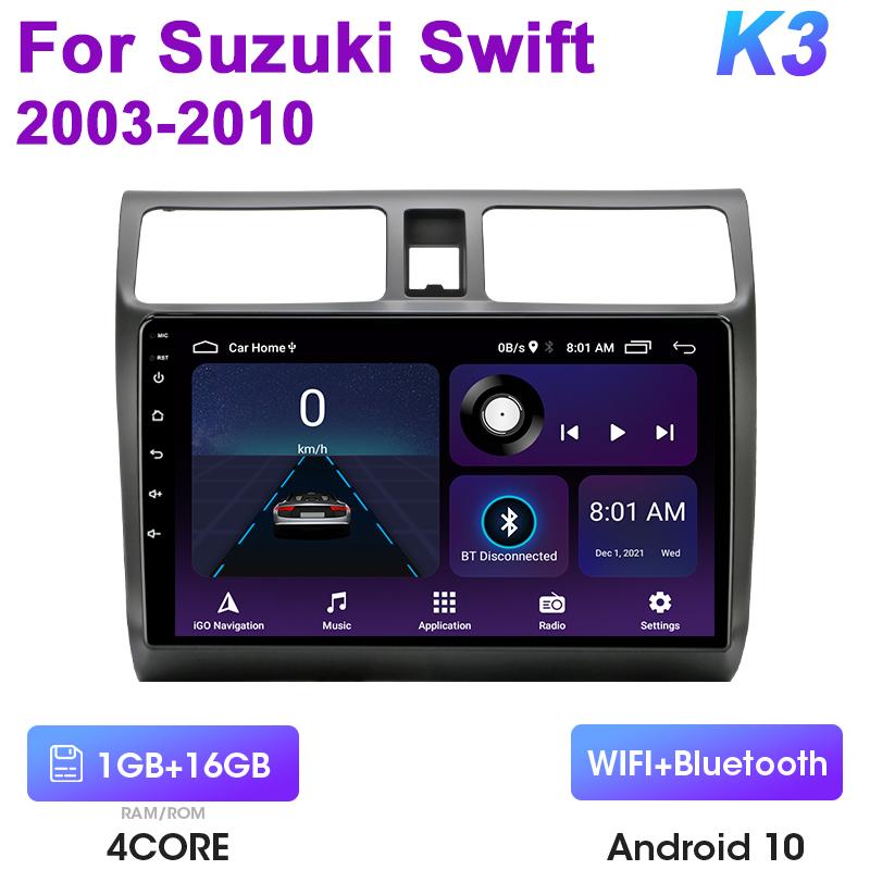 

2 Din Android 12 автомобильное радио для Suzuki Swift 2003 - 2010 мультимедийный видеоплеер навигация GPS 2din 4G Carplay стерео головное устройство