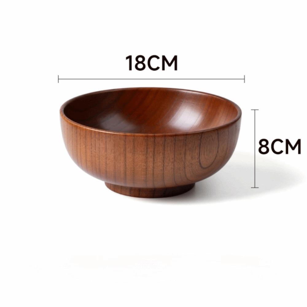 Japanese Style Wooden Bowls Handmade Crafts Wooden Utensils New Food Containers  Tableware