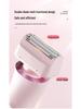 Dual-Head Women's Electric Shaver & Trimmer for Sensitive Areas
