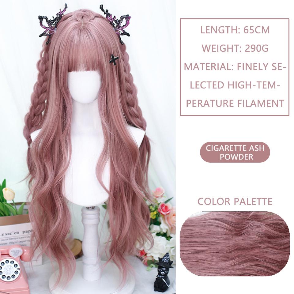 

Синтетический парик Для женщин Хэллоуин, потому что Парик Прямые волосы Жен. Челка Сигаретный пепел Длинные волосы Натуральные многослойные прямые прямые