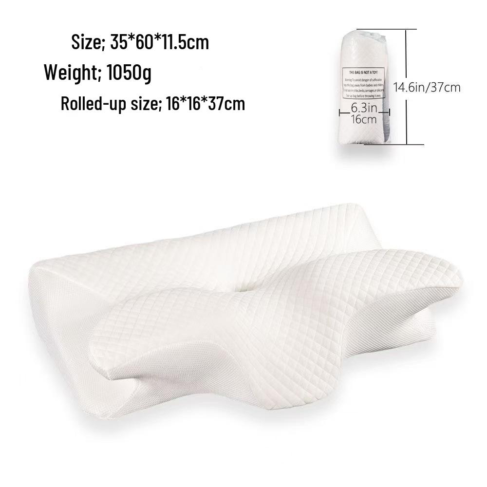 Mondsichel Schmetterling Memory Foam Nacken- und Zervikalstützkissen