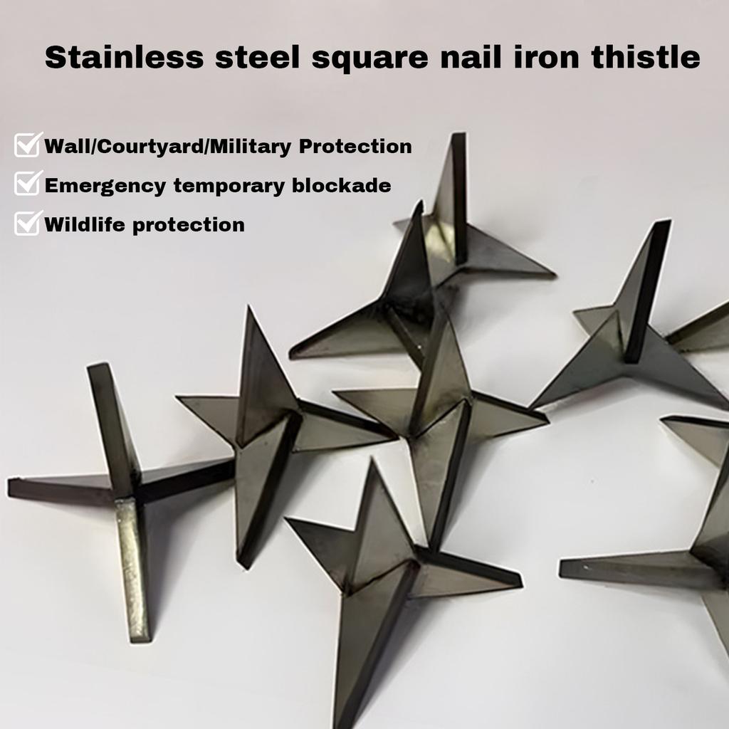 30-Pack 3cm Steel Caltrops Spikes – Anti-Intrusion Tire Spreader Spikes , Road Security Use
