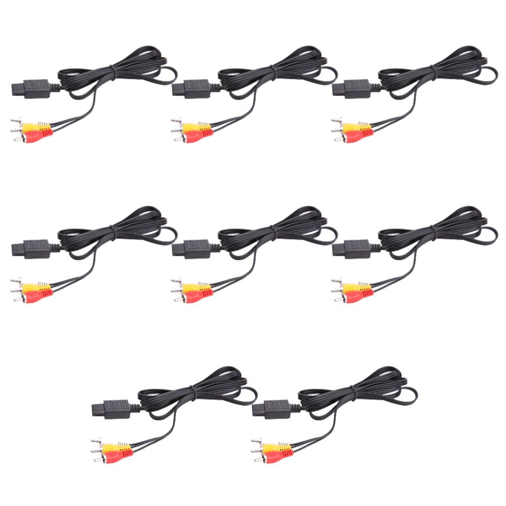 AV Cable Composite Video Cord AV Cable To RCA Audio Video AV Cable Cord Audio TV Video Cord for Nintendo 64 GameCube SNES SFC