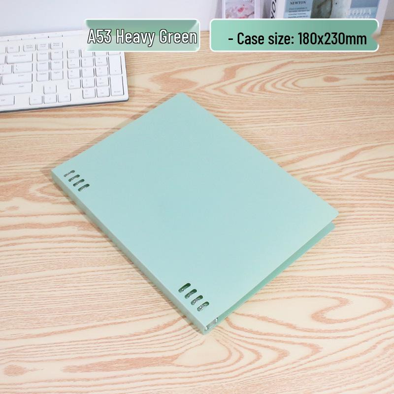 Gradient Non-Scratch Loose-Leaf Push-Pull Binder - B5/A5 Coil Notebook