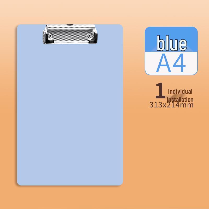 Morandi A4 Clipboard with Strong Clip for Writing, Office, and Meeting Notes