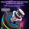 Space Mirror 6th Meteor and Star Projector Light 13 In 1 Multi-color Projector Starry Sky 3D LED Night Light  Indoor Bedroom