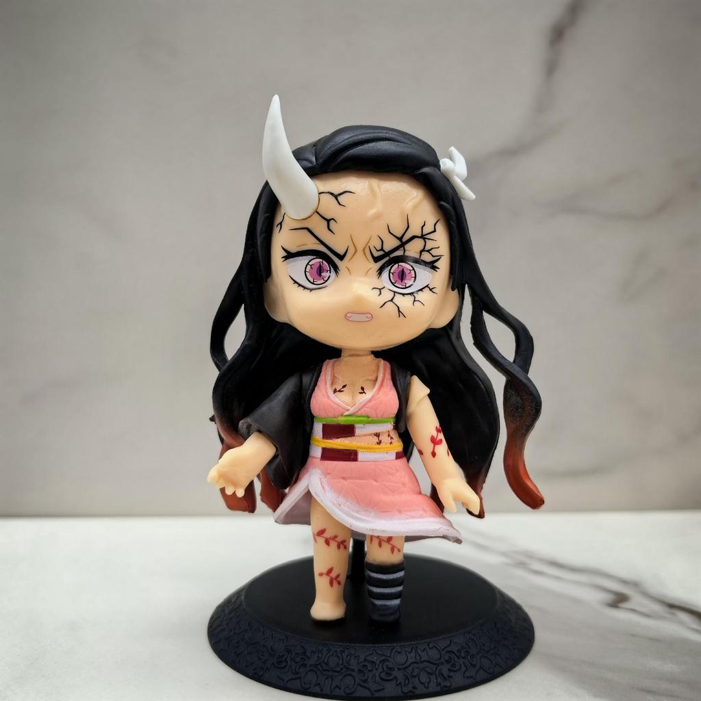 Demon Slayer Blind Box Action Figures: 10 Styles Featuring Tanjiro & Nezuko