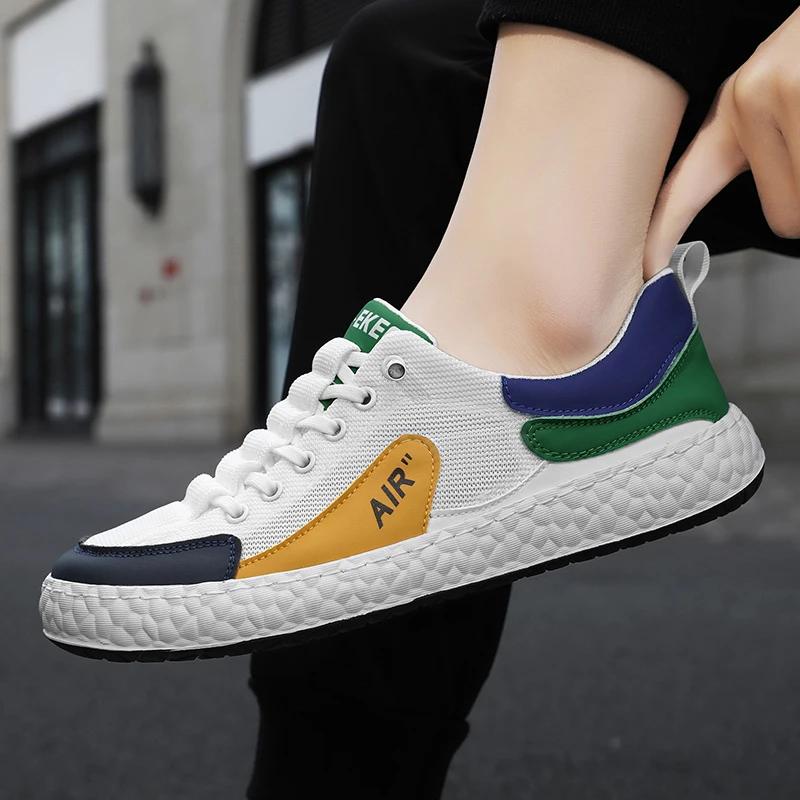 

Мужская обувь, повседневная спортивная обувь на плоской подошве, слипоны, обувь для скейтборда, кроссовки для прогулок, путешествий, отдыха и бега 39