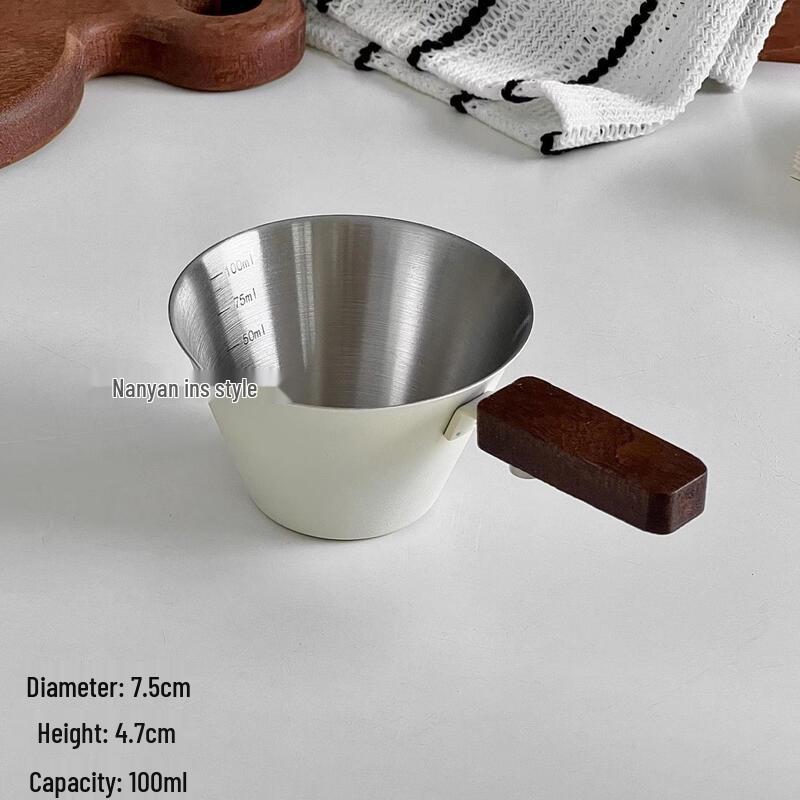 Qiwei 304 Stainless Steel Espresso Measuring Cup