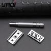 YAQI KNIGHT-HELMET Razor Head Stainless Steel Handle DE Safety Razor for Men