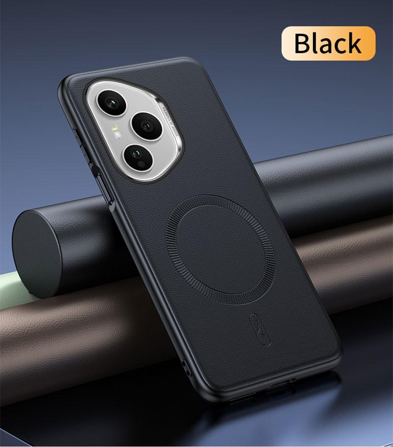 For Honor 400 Pro Case Magnetic Leather Shield Cover For Honor 400 Pro High Quality Anti-Fingerprint Non-Slip PC+TPU