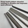 5Pcs 6 Inch Industrial Steel Files Set Flat/Round/Half Round/Triangle/Square For Metalworking Woodworking Steel Rasp File Flat