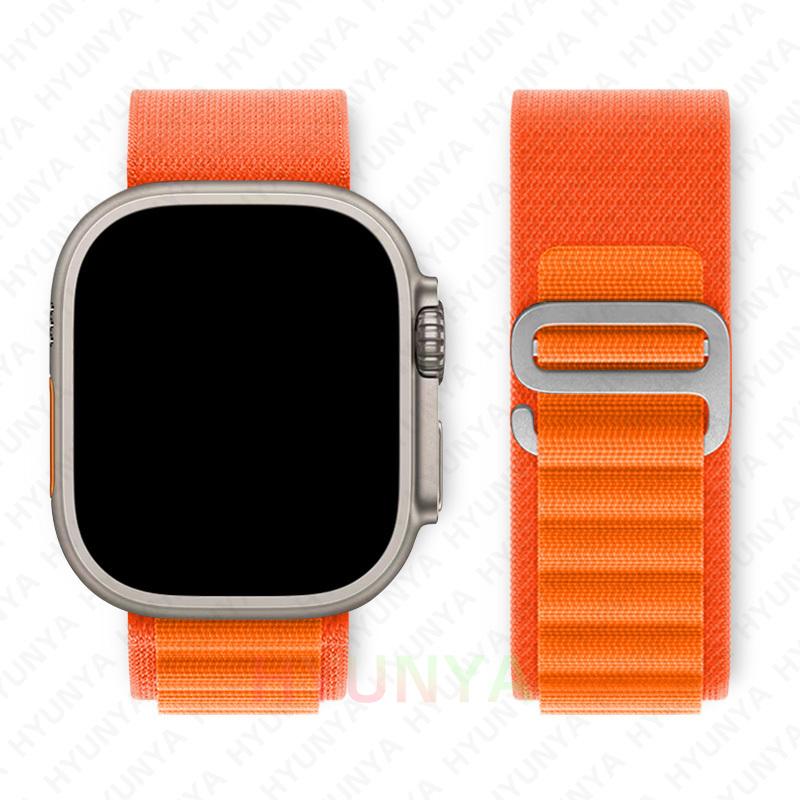 Alpine Λουράκι για Apple Watch Band Σειρά 10 9 8 7 SE Ultra 2 41mm 42mm 45mm 46mm 49mm 40mm 44mm IWatch Correa Λουράκι Ρολόι Βραχιόλι
