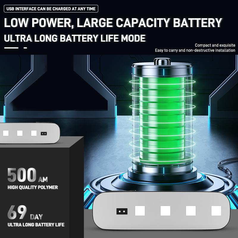 Led Welcome Light Car Door Light USB Rechargeable Wireless Induction Night Light Auto Door Emergency Lighting Signal Lamp