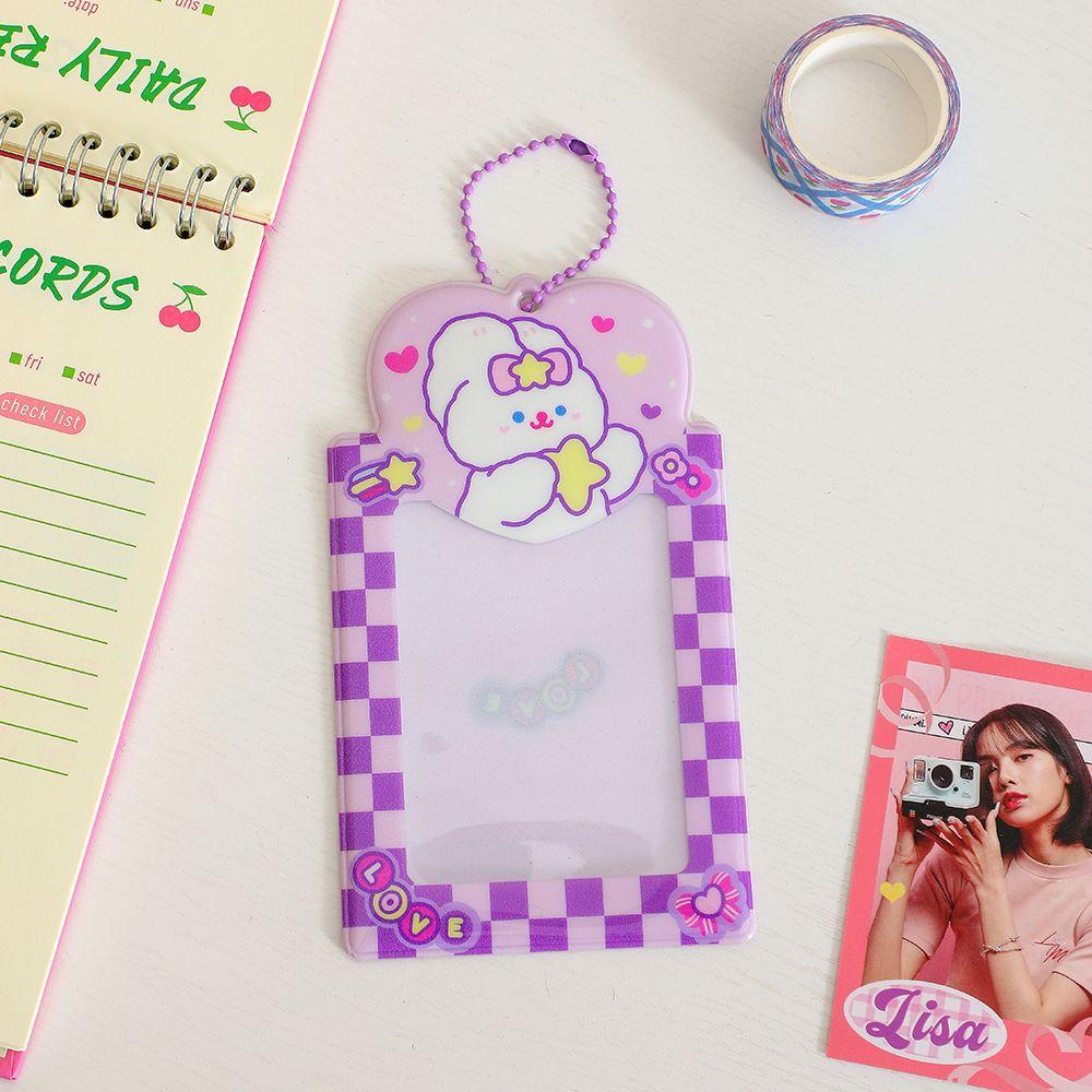 With Chain Kpop Card Binder Kpop Photocards Holder 3 Inch Photo Album Idol Photo Card Sleeves