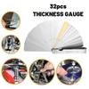Feeler Gauge Measurement Tool Stainless Steel Feeler Gauge Universal Metric Imperial Thickness Gage Set for Hardware Measurement