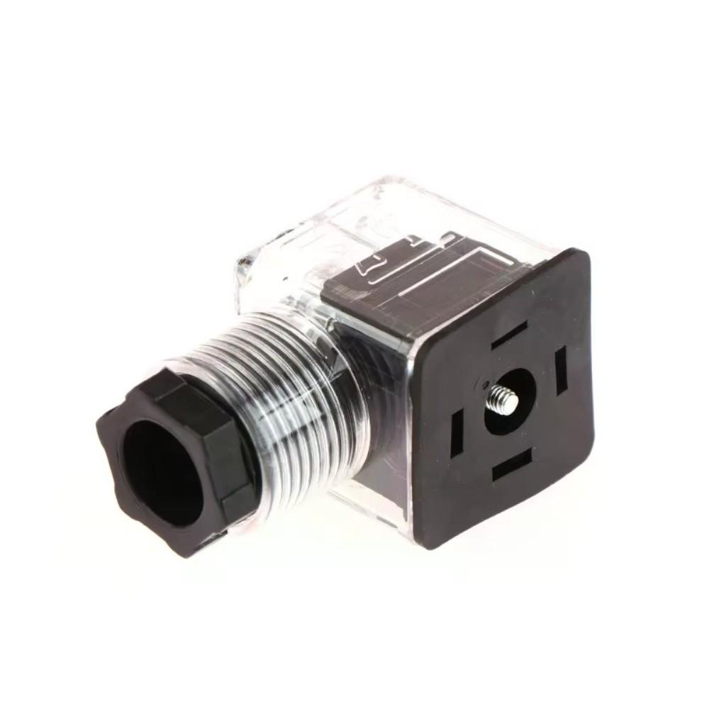 With Lamp Plug Hydraulic Solenoid Valve Plug Universal Accessories  Electrical Connections