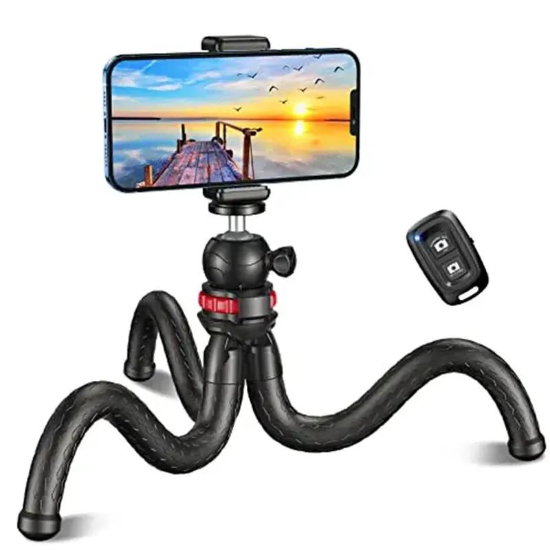 Tripod For Phone Flexible Sponge Octopus Mini Tripod For IPhone Samsung Xiaomi Huawei Mini Camera Tripod Phone Holder Clip Stand