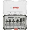 Multipurpose Router Bit Set BOSCH 6 Mm 6 Pieces