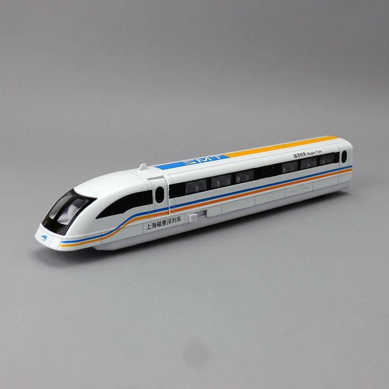 Alloy Rail Model Transit Maglev Train Toy Set With Sound Light For Gift Kids