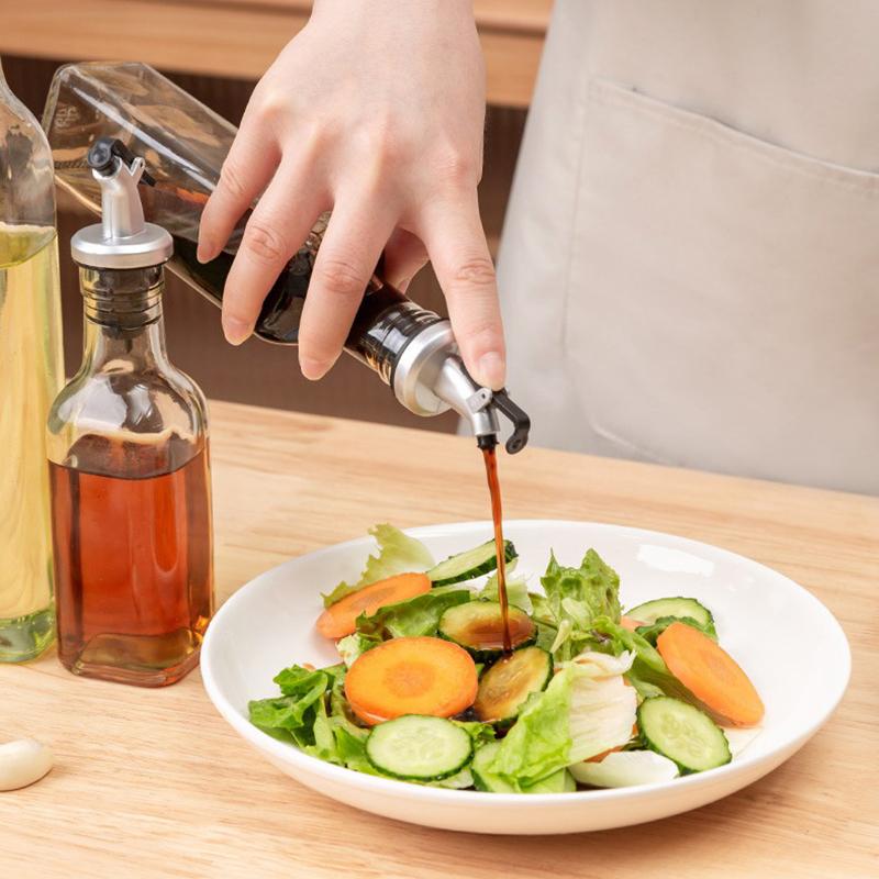 150/250/500ml průhledná láhev na olivový olej, nepropustná kuchyňská koření, sójová omáčka, ocet, lis na karafu, grilovací láhev