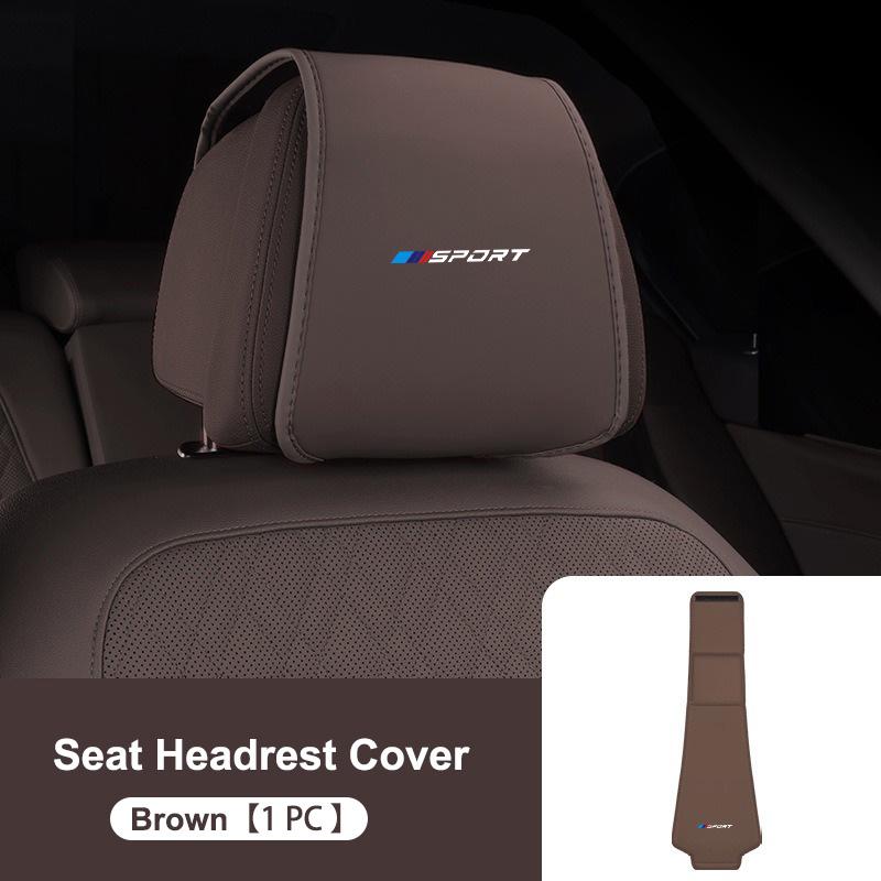 Car Seat Headrest Pillowcase Elastic Neck Pillow Dustproof Cover For BMW E46 E90 F10 F30 X3 F20 E46 E60 E7 E61 E60 E31 X1 X2 X3