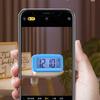 LCD Display Digital Alarm Clock Indoor Temperature Display 1 Alarm Setting 12/24Hour Format Snoozes Function Nightlight