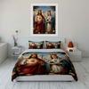 Sacred Jesus and Mary Art Bedding Duvet Cover Set  (1*Duvet Cover 2*Pillowcases, without duvet insert)