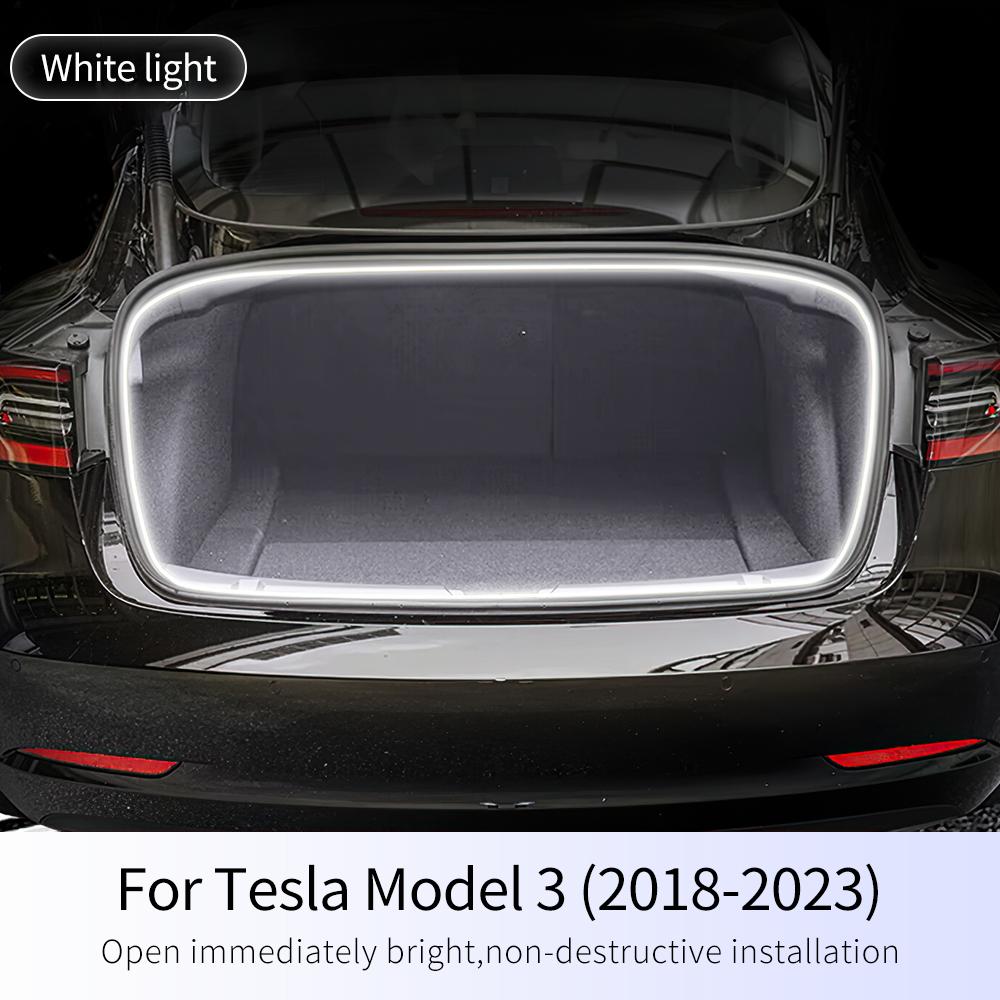 Dynamic Flowing Rear Trunk Light for Tesla Model Y Juniper 2025- Model 3 2018- Highland 2024-UP LED Strip Accessories