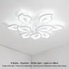 LED Blumen Deckenleuchte mit Fernbedienung Dimmbare Deckenlampe Weiches Licht Augenschutzlampe für Wohnzimmer & Schlafzimmer