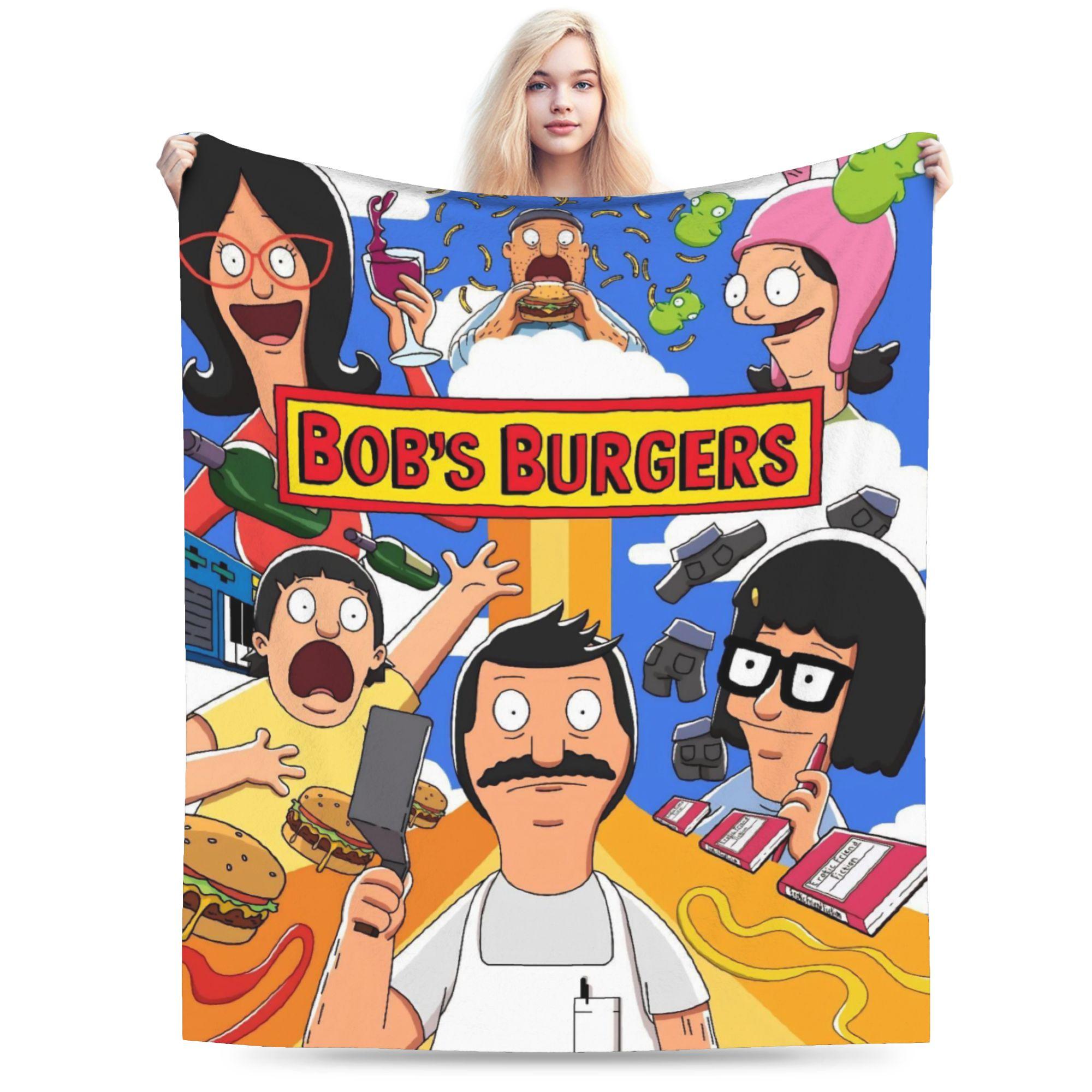 

Bob Burgers Blanket Soft Warm Novelty Plush Bedding Throws For Students Outdoor Flannel Bedspread Bed Cover 80x120cm(31x47inch)
