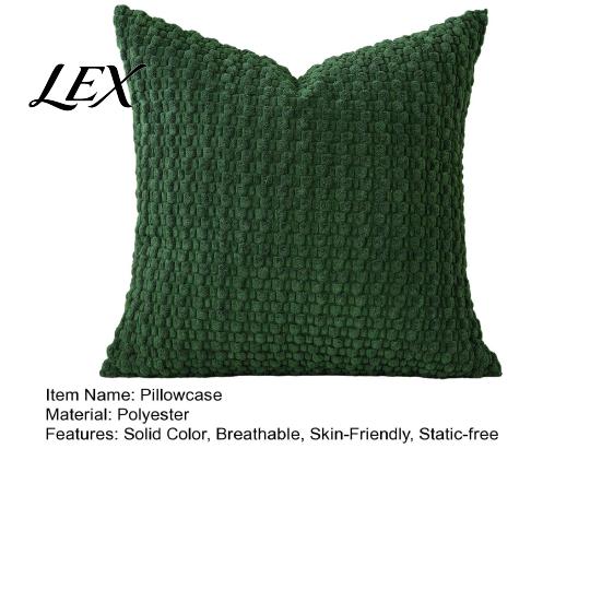 Unique Texture Cushion Cover Solid Color Bubble Pillow Cover, Soft Breathable Throw Case, Modern Minimalist Home Bedroom Pillowcase Decor, Farmhouse