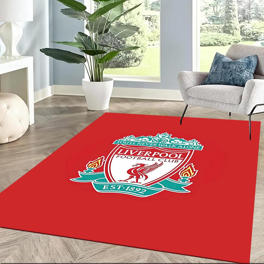 Liverpool Football Club Floor Mat Perfect For Bedrooms Living Rooms Study Room Dining Room Antislip Carpet Office Home Decor Perfect Gift For Womenmen