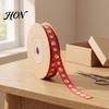 Floral Arrangement Craft Supplies 0.4" x 9.8 Yards Paw Print Ribbed Ribbon, Decorative Fabric Ribbon for DIY Gift Wrapping Pet Themed and Bows,