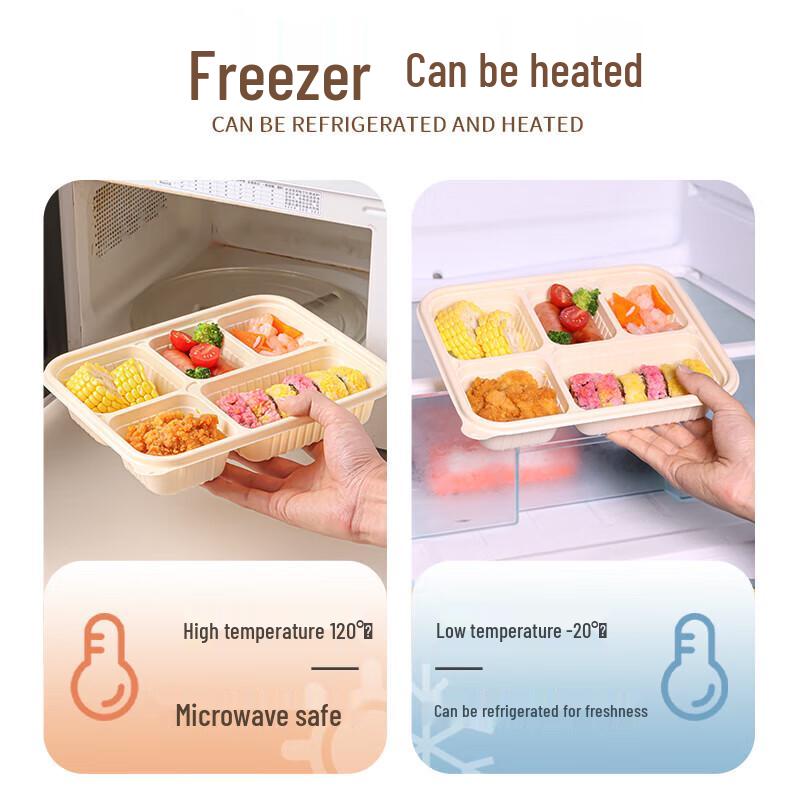 Baijie Corn Starch Disposable Lunch Boxes