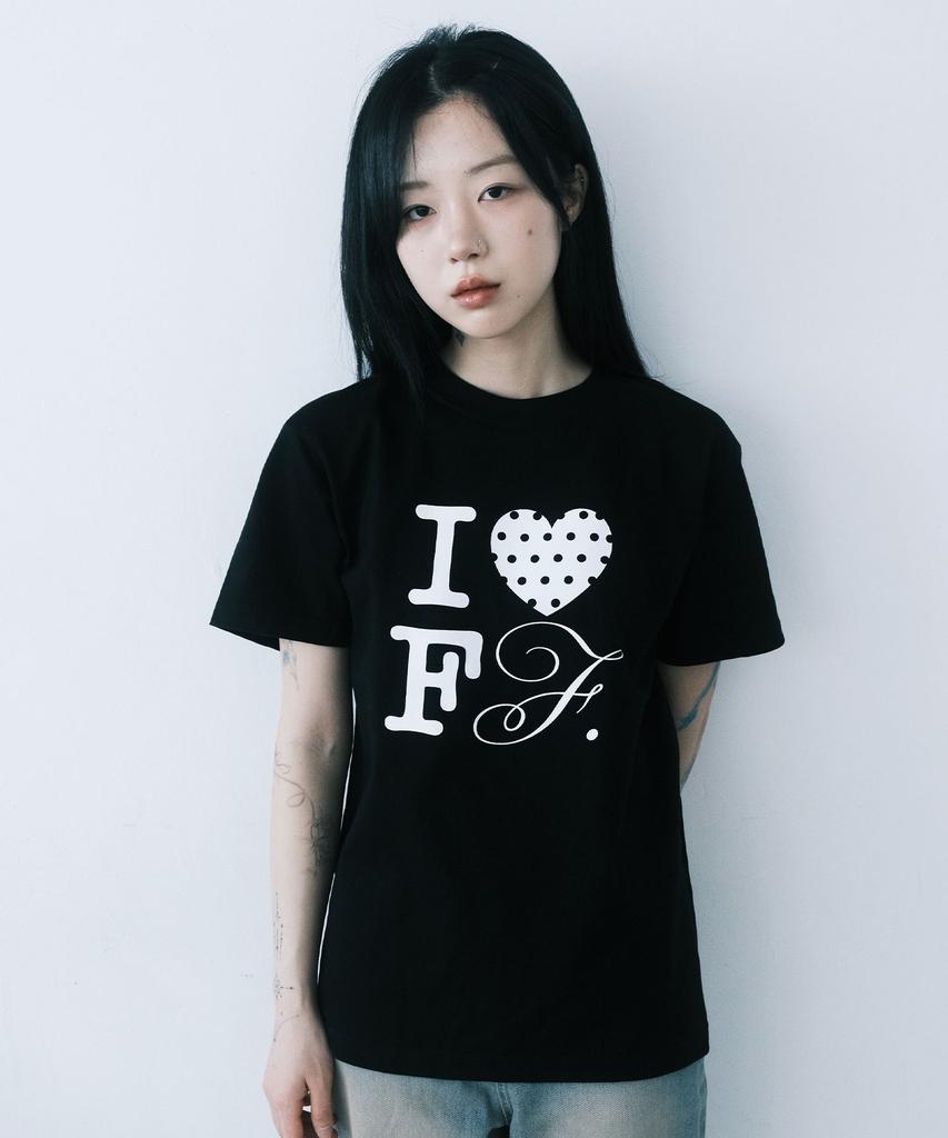 Peulaegeupam I Love F Logo T-Shirt (2 Colors)