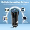 QC3.0 45W Car Charger USB Type C Dual Port Fast Charging Car Power Adapter Universal Phone For Samsung For iPhone Series ect.