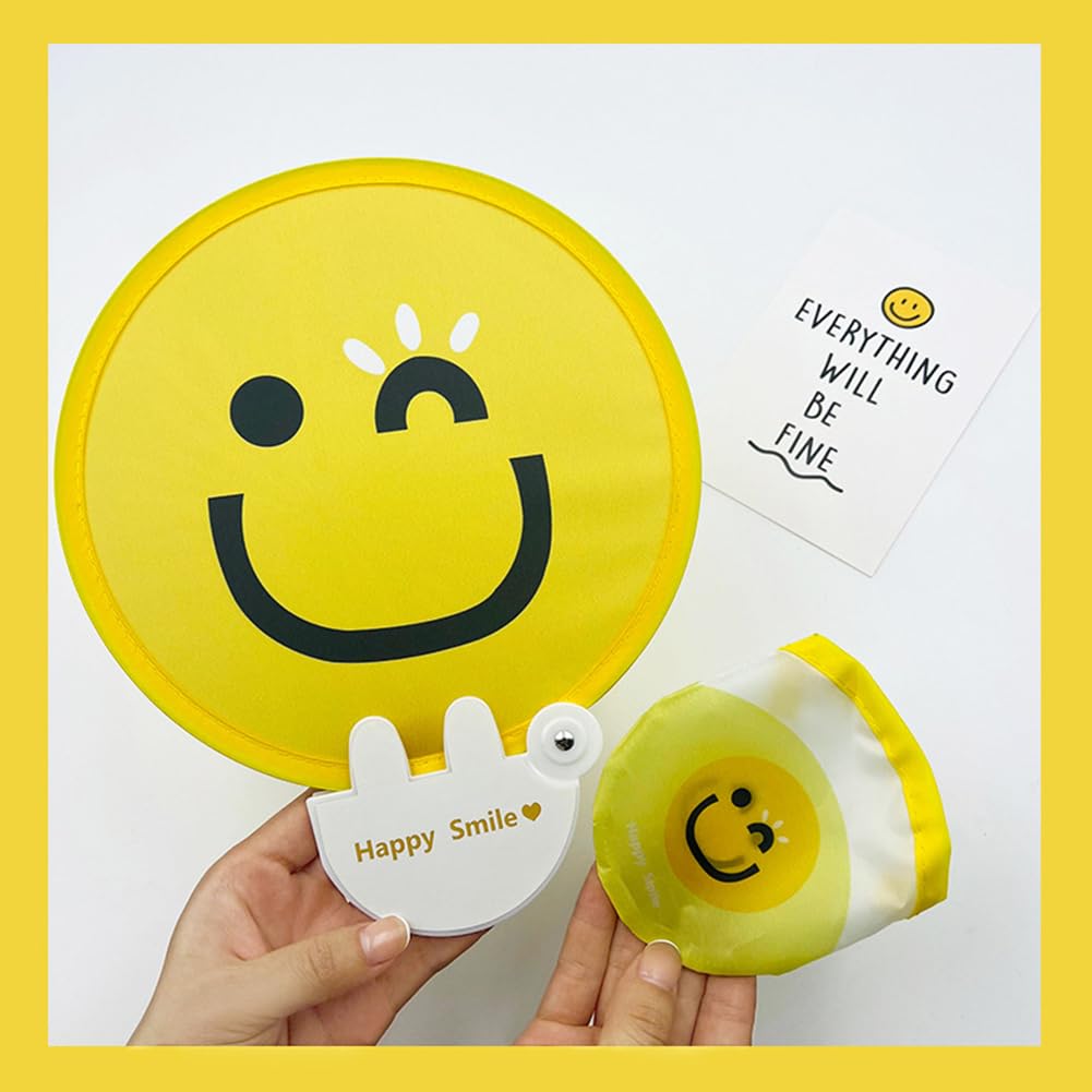 MinniLove Folding Minnie Mouse Cute Ultra Perfect for Sports Fireworks and Parties Fan, Fan, Foldable, Compact, Design, Lightweight, Waterproof,