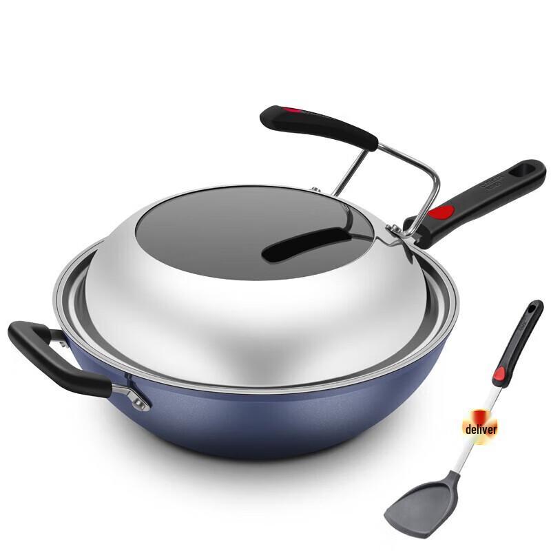 Cooker King 32cm 316 Stainless Steel Non-stick Wok