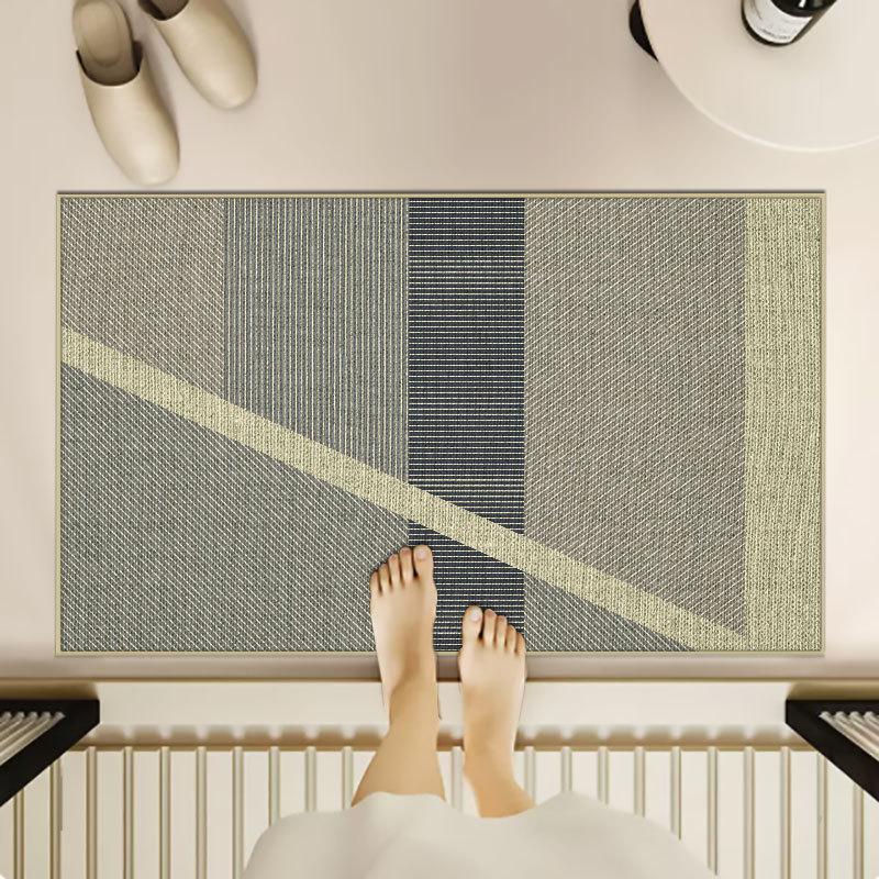 Entrance Door Mat Foot Mat Water Absorbing and Anti Slip Entrance Door Bathroom Entrance Hall Kitchen Carpet