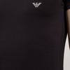 Emporio Armani Ss22 Solid Color Logo Print Crew Neck Casual Short Sleeve T-Shirt Men T-Shirts Black 111341-2R511-00020