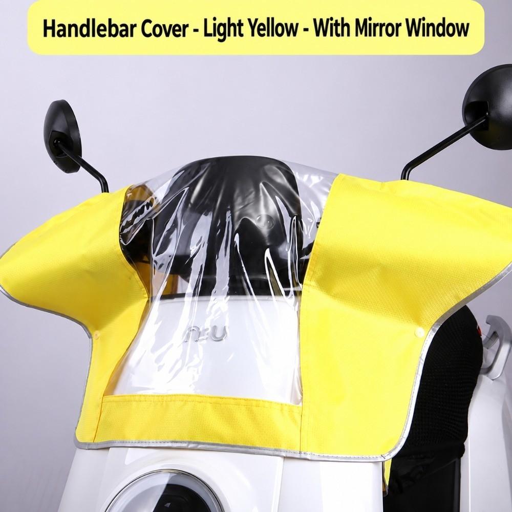 Waterproof Motorcycle Head Cover Clear Window Electric Motorcycle Cover  Daily Commuting
