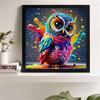 New Arrival 5D DIY Full Circle Diamond Painting "Colorful Owl" Embroidery Cross Stitch Home Decor Gift