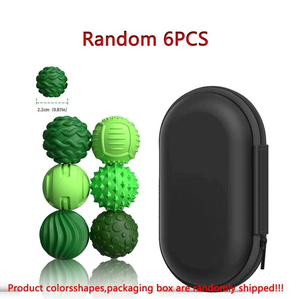 Silicone Magnetic Sensory Balls Fidget Toy Worry Autism Calming Fidgeting Kid Adults Anxiety Relief Stress Round Compression Bouncy Durable Elastic