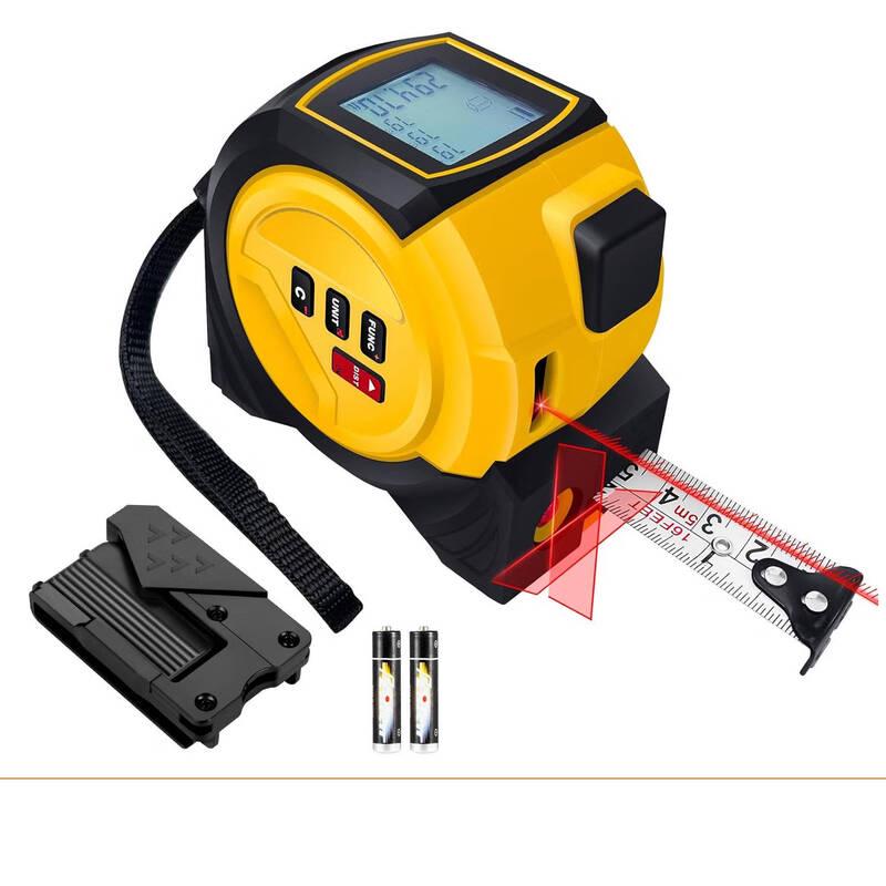 

Kalei 3-in-1 Laser Distance Meter with Tape Measure CN plug (adapter included)