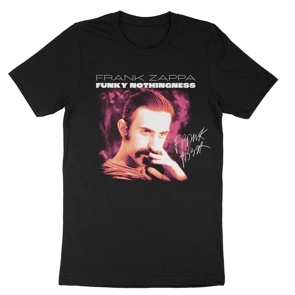 Frank Zappa Funky Nothingness Cotton Black Unisex S-5XL Shirt Unisex T-Shirt M